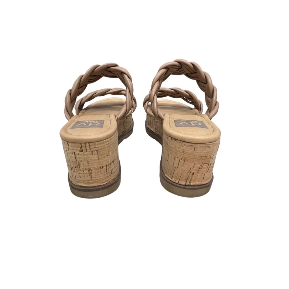 DV by Dolce Vita Bondi Wedge Sandals Cafe Tan Women's Size 7.5 - Picture 4 of 6